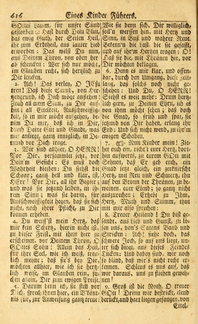 Neu-Eingerichtetes Gesang-Buch in Sich Haltend eine Sammlung (mehrentheils alter) Schöner lehr-reicher underbailicher Lieder... page 622