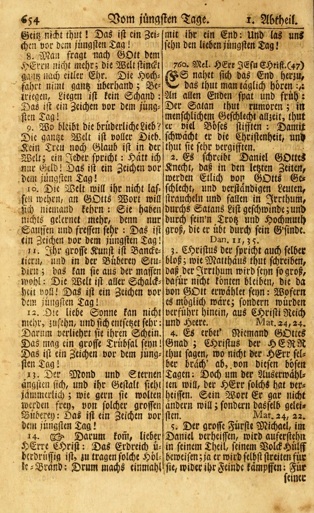 Neu-Eingerichtetes Gesang-Buch in Sich Haltend eine Sammlung (mehrentheils alter) Schöner lehr-reicher underbailicher Lieder... page 660