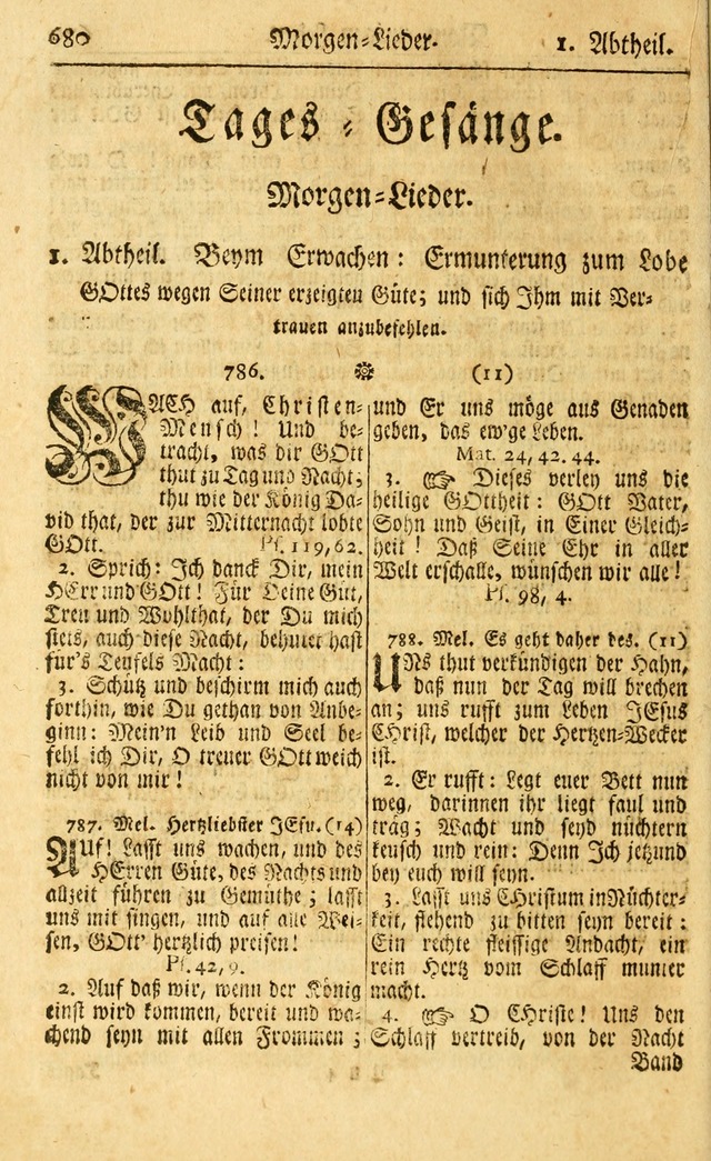 Neu-Eingerichtetes Gesang-Buch in Sich Haltend eine Sammlung (mehrentheils alter) Schöner lehr-reicher underbailicher Lieder... page 686