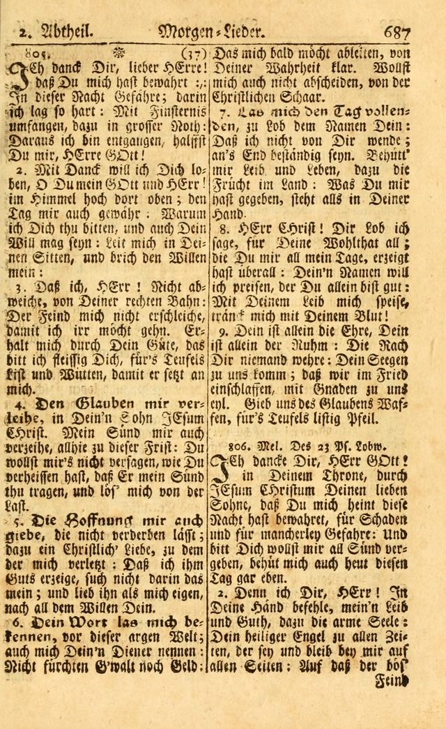 Neu-Eingerichtetes Gesang-Buch in Sich Haltend eine Sammlung (mehrentheils alter) Schöner lehr-reicher underbailicher Lieder... page 693