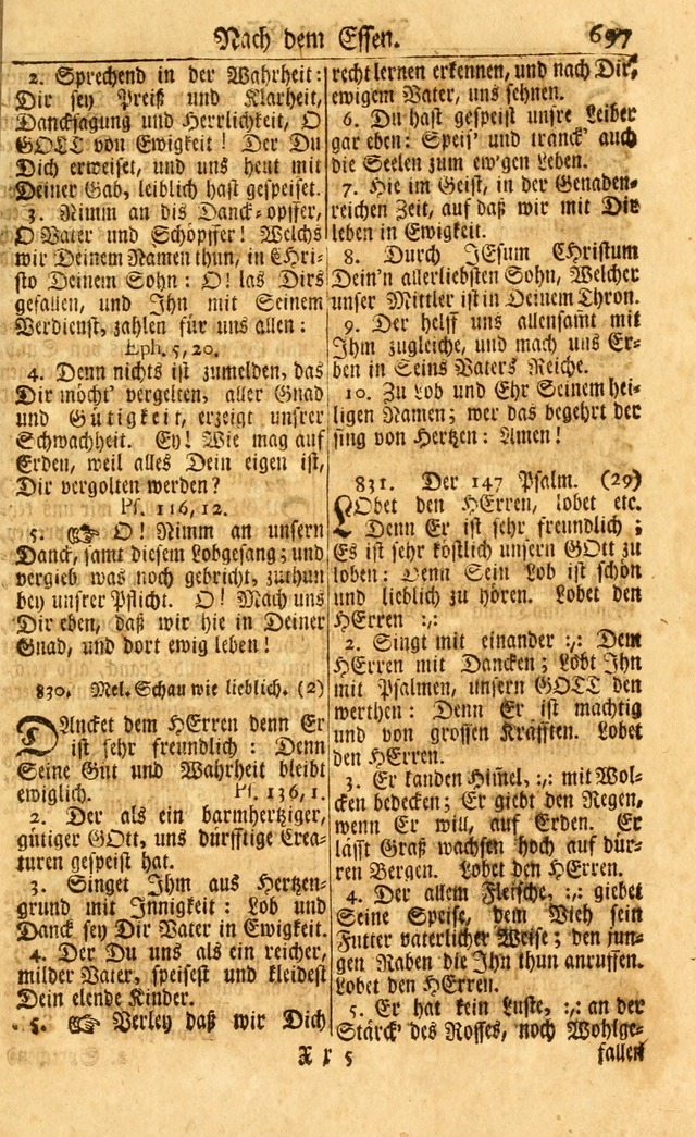 Neu-Eingerichtetes Gesang-Buch in Sich Haltend eine Sammlung (mehrentheils alter) Schöner lehr-reicher underbailicher Lieder... page 703