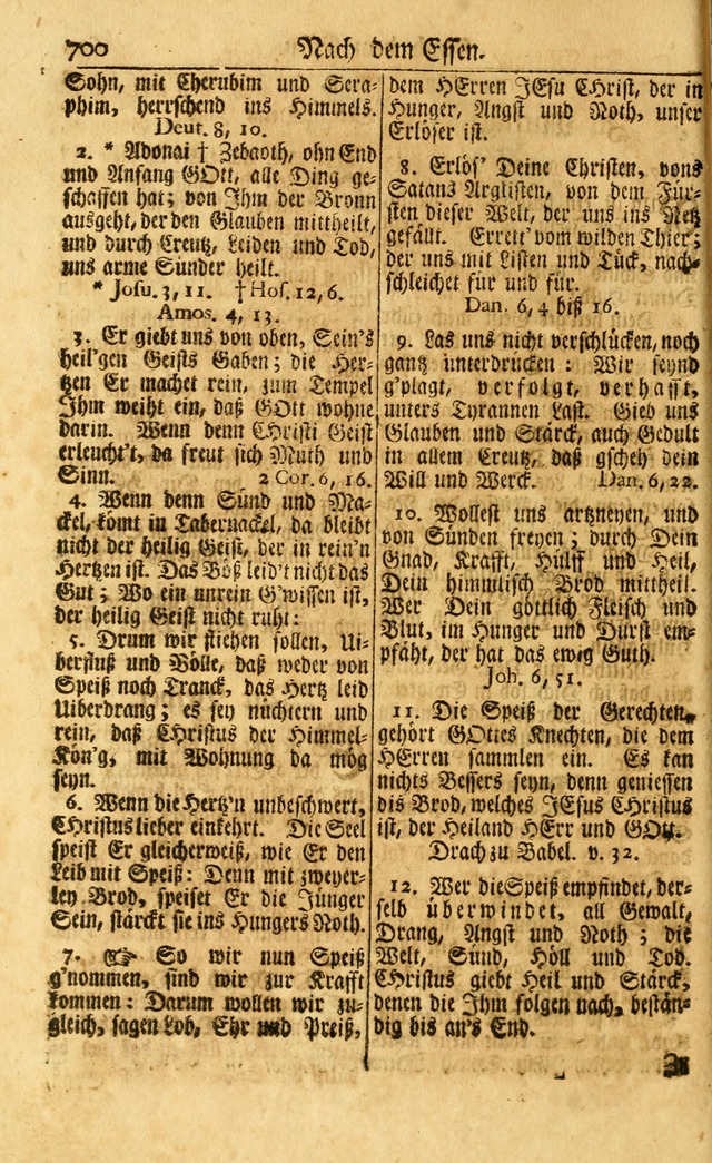 Neu-Eingerichtetes Gesang-Buch in Sich Haltend eine Sammlung (mehrentheils alter) Schöner lehr-reicher underbailicher Lieder... page 706