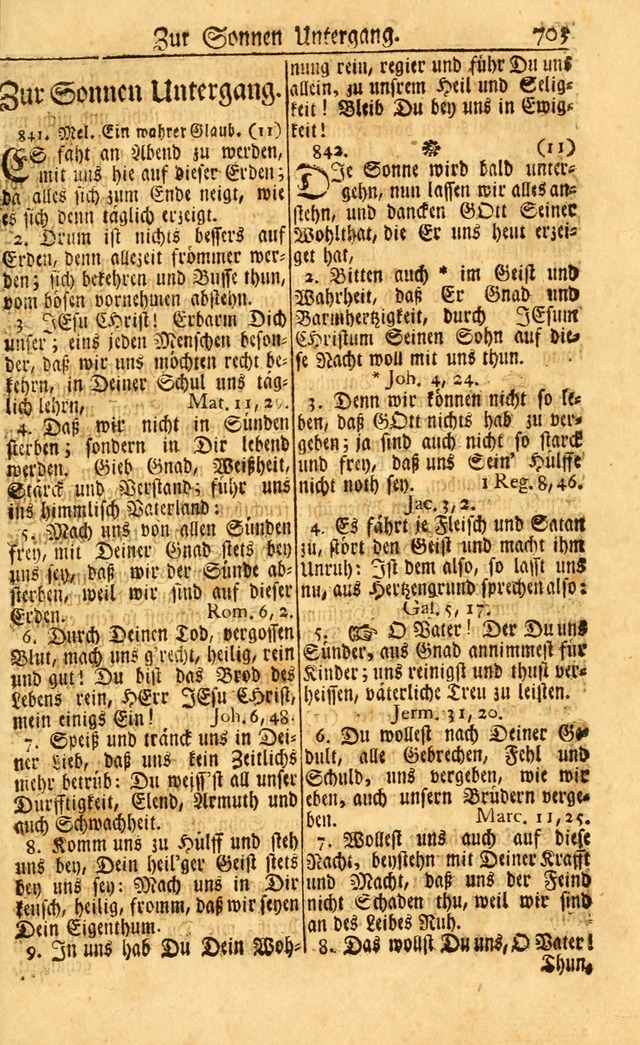 Neu-Eingerichtetes Gesang-Buch in Sich Haltend eine Sammlung (mehrentheils alter) Schöner lehr-reicher underbailicher Lieder... page 709