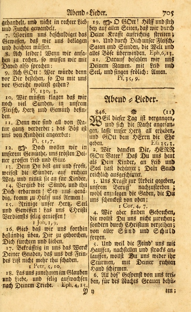 Neu-Eingerichtetes Gesang-Buch in Sich Haltend eine Sammlung (mehrentheils alter) Schöner lehr-reicher underbailicher Lieder... page 711