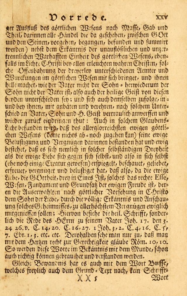 Neu-Eingerichtetes Gesang-Buch in Sich Haltend eine Sammlung (mehrentheils alter) Schöner lehr-reicher underbailicher Lieder... page xxxiii