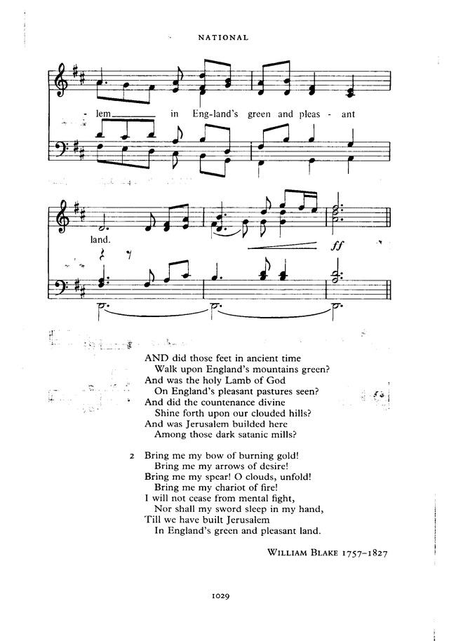 The New English Hymnal page 1030