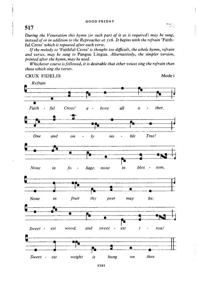 The New English Hymnal page 1122