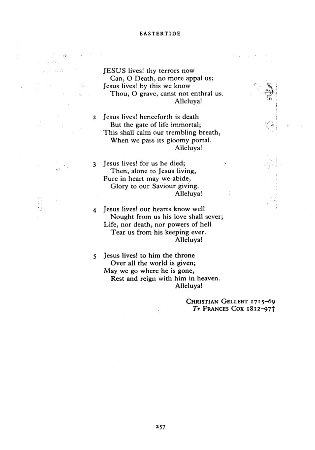 The New English Hymnal page 257