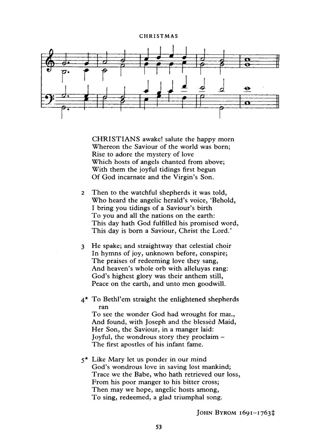 The New English Hymnal page 53