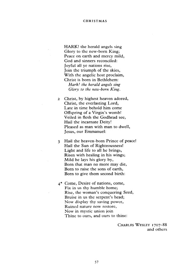 The New English Hymnal page 57