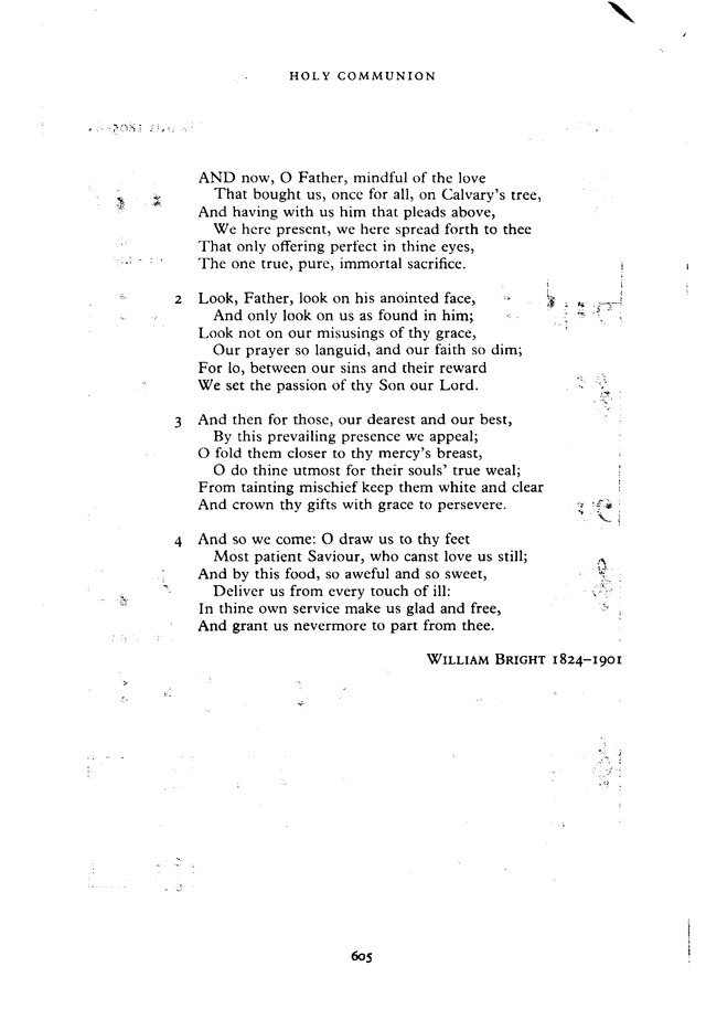 The New English Hymnal page 606