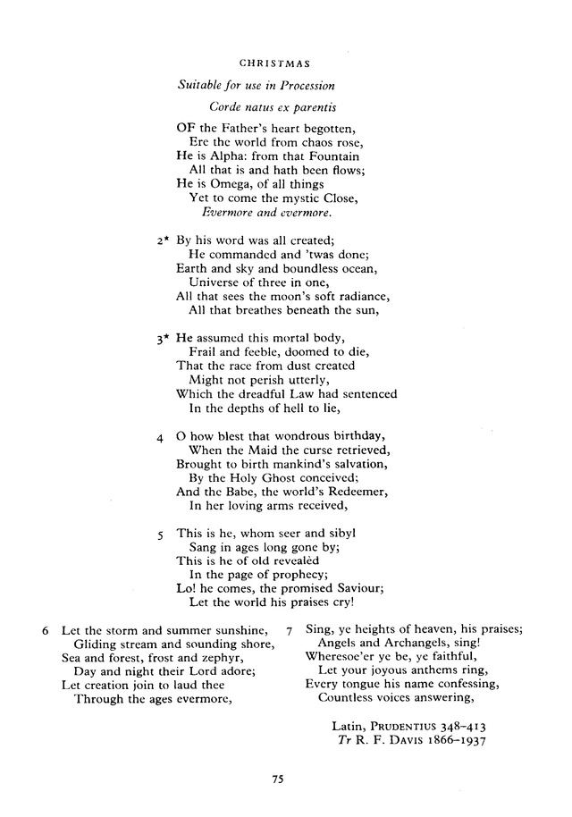 The New English Hymnal page 75