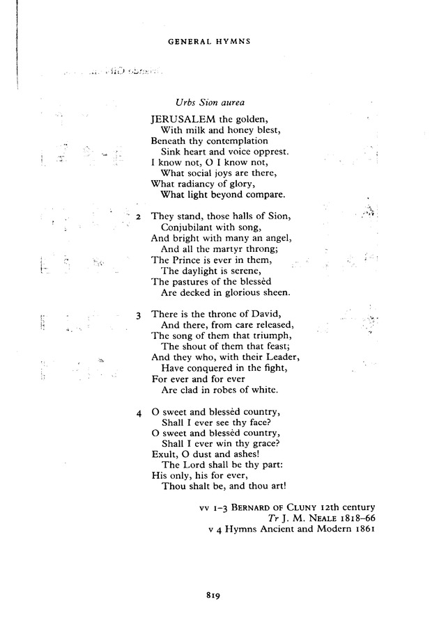 The New English Hymnal page 820