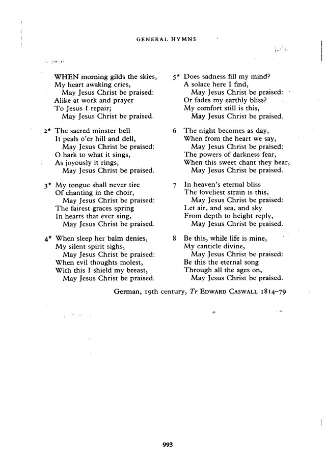 The New English Hymnal page 994