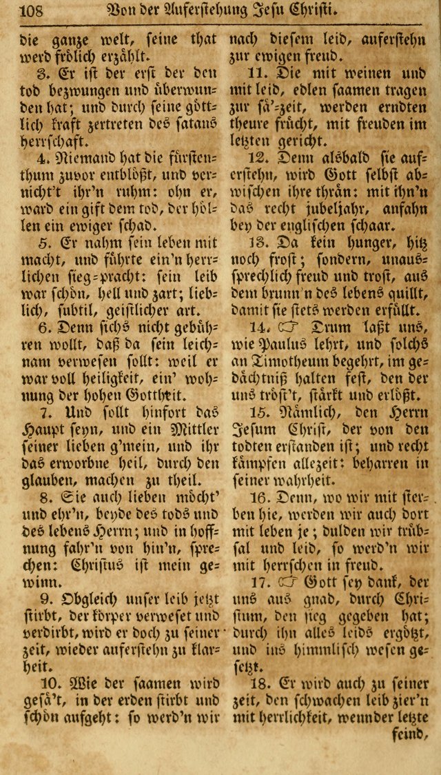 Neueingerichtetes Gesang-Buch, enthaltend eine Sammlung (mehrentheils alter) erbaulicher Lieder,  nach den Hauptstücken der christlichen Lehre und Glaubens eingetheilet page 126