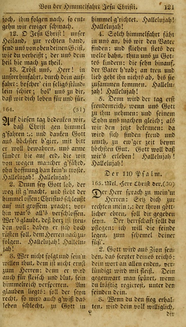 Neueingerichtetes Gesang-Buch, enthaltend eine Sammlung (mehrentheils alter) erbaulicher Lieder,  nach den Hauptstücken der christlichen Lehre und Glaubens eingetheilet page 139