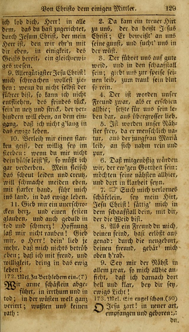 Neueingerichtetes Gesang-Buch, enthaltend eine Sammlung (mehrentheils alter) erbaulicher Lieder,  nach den Hauptstücken der christlichen Lehre und Glaubens eingetheilet page 147