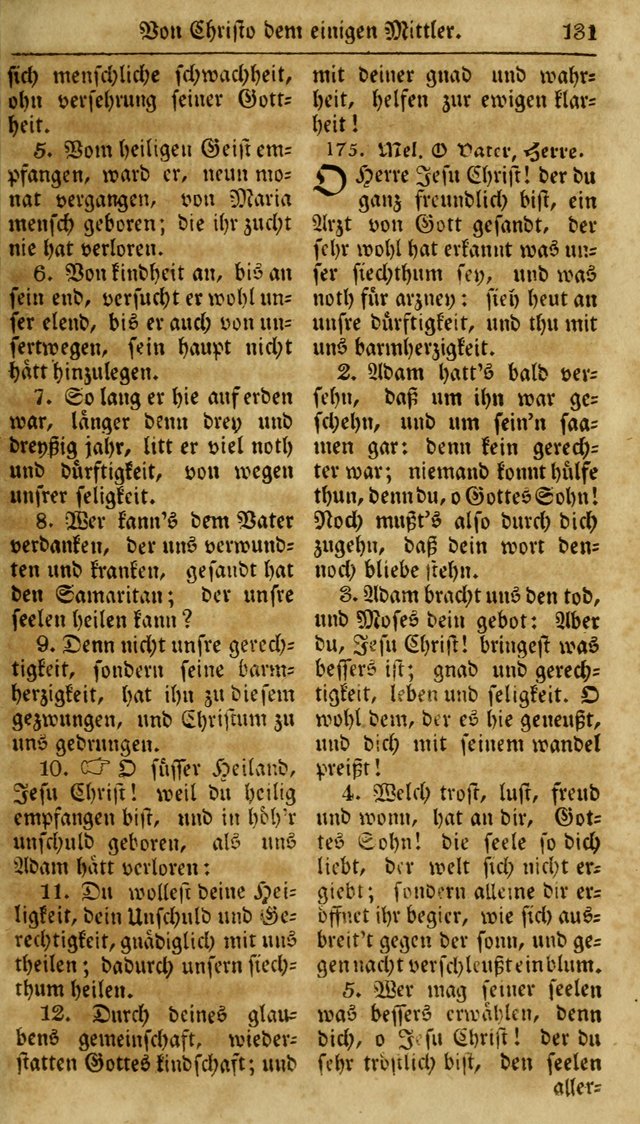 Neueingerichtetes Gesang-Buch, enthaltend eine Sammlung (mehrentheils alter) erbaulicher Lieder,  nach den Hauptstücken der christlichen Lehre und Glaubens eingetheilet page 149