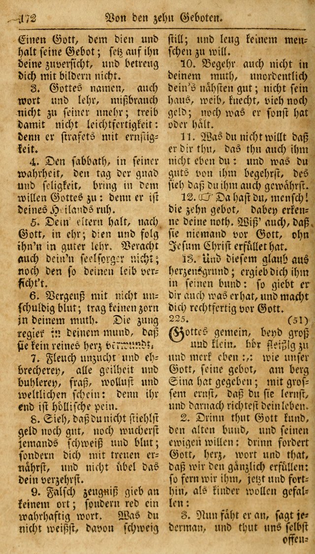 Neueingerichtetes Gesang-Buch, enthaltend eine Sammlung (mehrentheils alter) erbaulicher Lieder,  nach den Hauptstücken der christlichen Lehre und Glaubens eingetheilet page 190