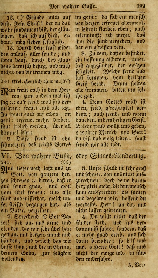 Neueingerichtetes Gesang-Buch, enthaltend eine Sammlung (mehrentheils alter) erbaulicher Lieder,  nach den Hauptstücken der christlichen Lehre und Glaubens eingetheilet page 207