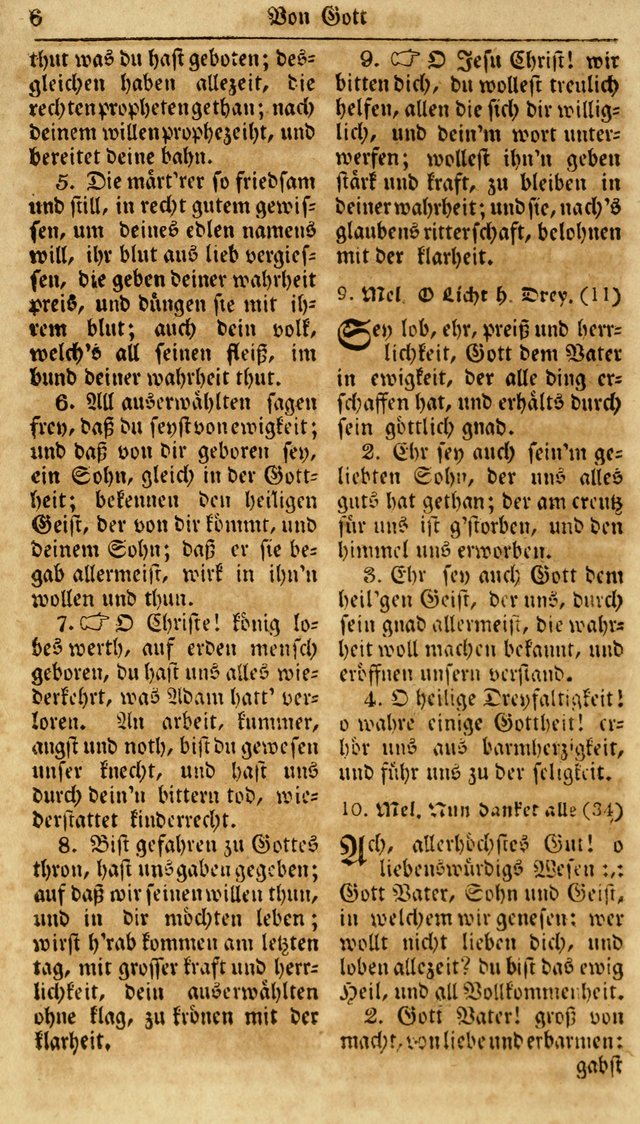 Neueingerichtetes Gesang-Buch, enthaltend eine Sammlung (mehrentheils alter) erbaulicher Lieder,  nach den Hauptstücken der christlichen Lehre und Glaubens eingetheilet page 22