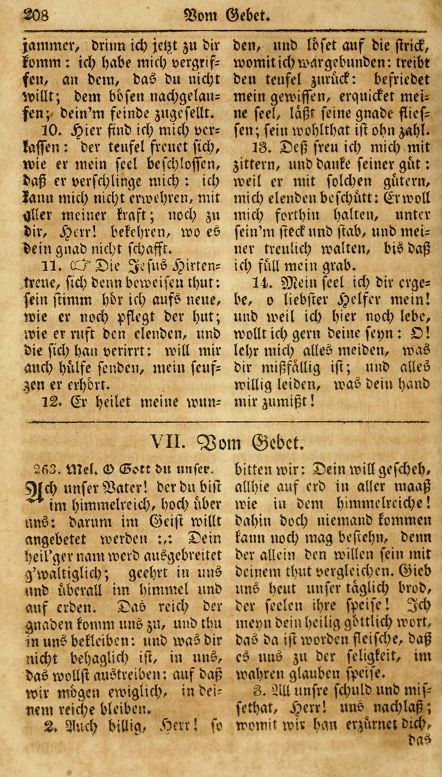 Neueingerichtetes Gesang-Buch, enthaltend eine Sammlung (mehrentheils alter) erbaulicher Lieder,  nach den Hauptstücken der christlichen Lehre und Glaubens eingetheilet page 226