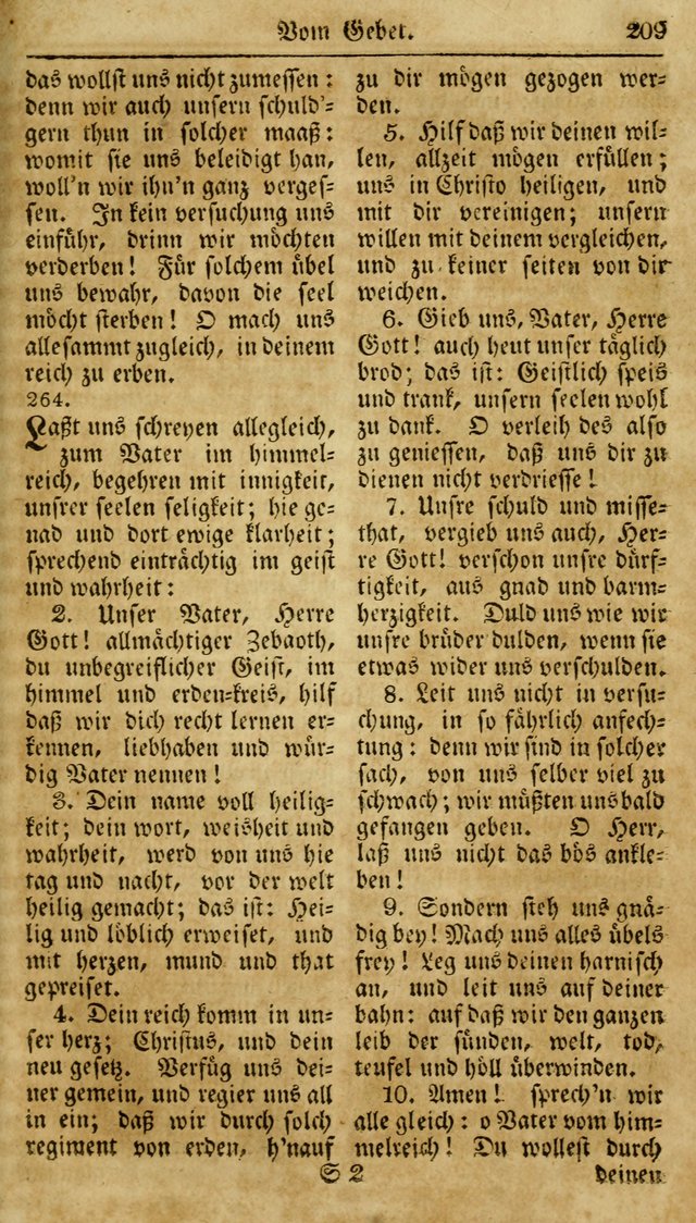 Neueingerichtetes Gesang-Buch, enthaltend eine Sammlung (mehrentheils alter) erbaulicher Lieder,  nach den Hauptstücken der christlichen Lehre und Glaubens eingetheilet page 227