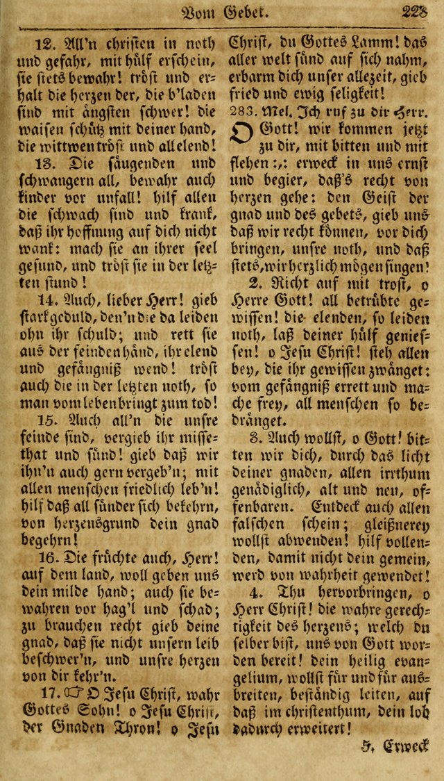 Neueingerichtetes Gesang-Buch, enthaltend eine Sammlung (mehrentheils alter) erbaulicher Lieder,  nach den Hauptstücken der christlichen Lehre und Glaubens eingetheilet page 241