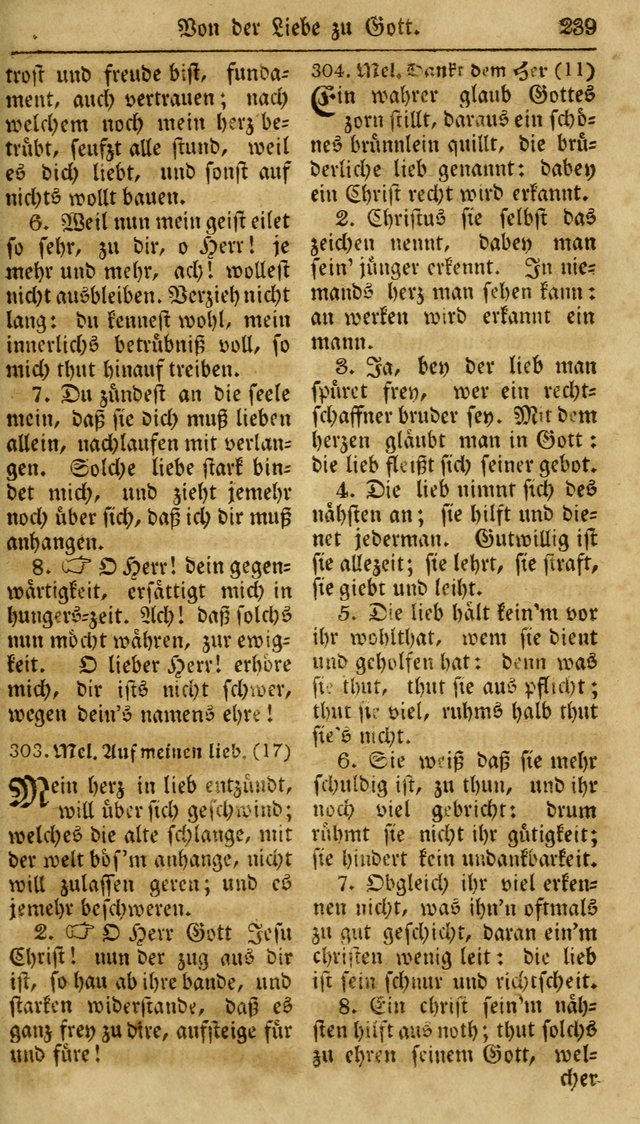 Neueingerichtetes Gesang-Buch, enthaltend eine Sammlung (mehrentheils alter) erbaulicher Lieder,  nach den Hauptstücken der christlichen Lehre und Glaubens eingetheilet page 257