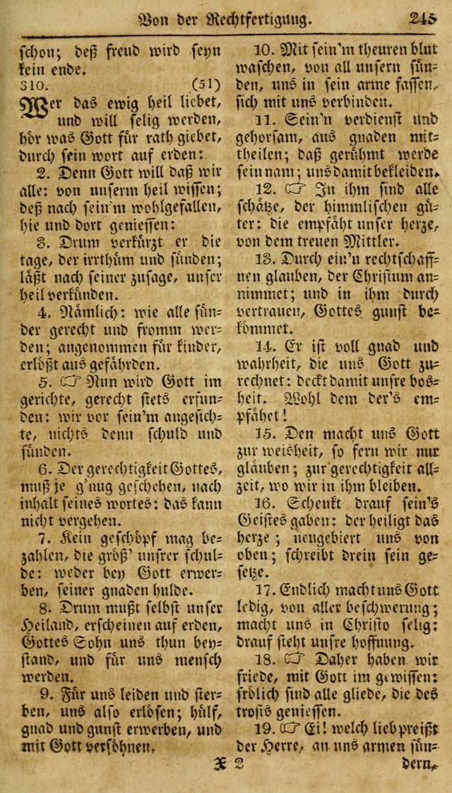 Neueingerichtetes Gesang-Buch, enthaltend eine Sammlung (mehrentheils alter) erbaulicher Lieder,  nach den Hauptstücken der christlichen Lehre und Glaubens eingetheilet page 263