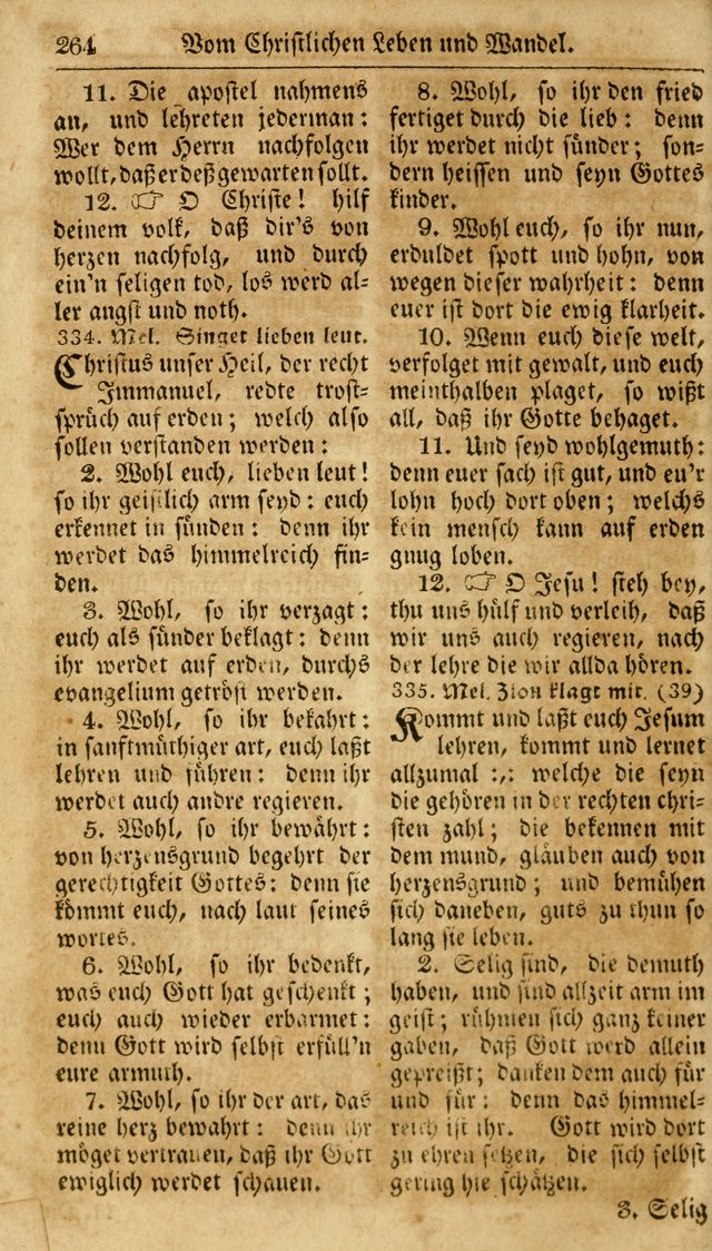 Neueingerichtetes Gesang-Buch, enthaltend eine Sammlung (mehrentheils alter) erbaulicher Lieder,  nach den Hauptstücken der christlichen Lehre und Glaubens eingetheilet page 282