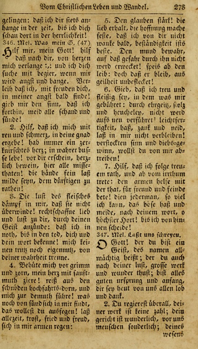 Neueingerichtetes Gesang-Buch, enthaltend eine Sammlung (mehrentheils alter) erbaulicher Lieder,  nach den Hauptstücken der christlichen Lehre und Glaubens eingetheilet page 291