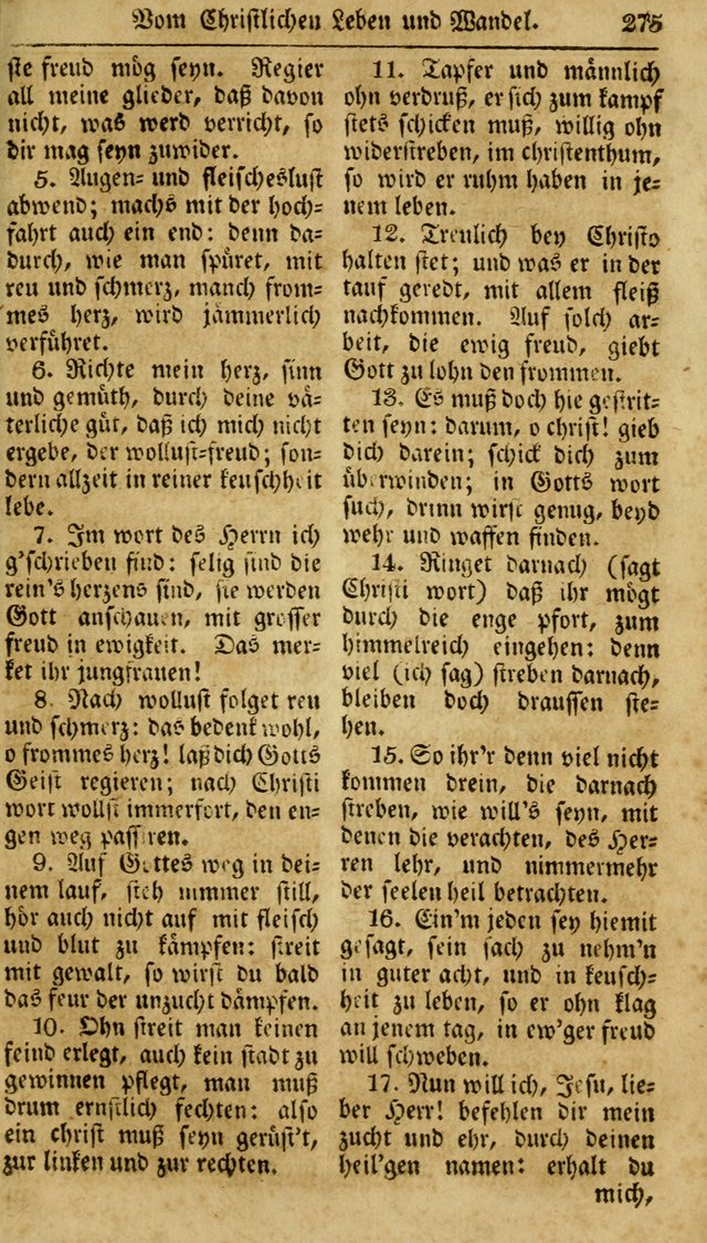 Neueingerichtetes Gesang-Buch, enthaltend eine Sammlung (mehrentheils alter) erbaulicher Lieder,  nach den Hauptstücken der christlichen Lehre und Glaubens eingetheilet page 293