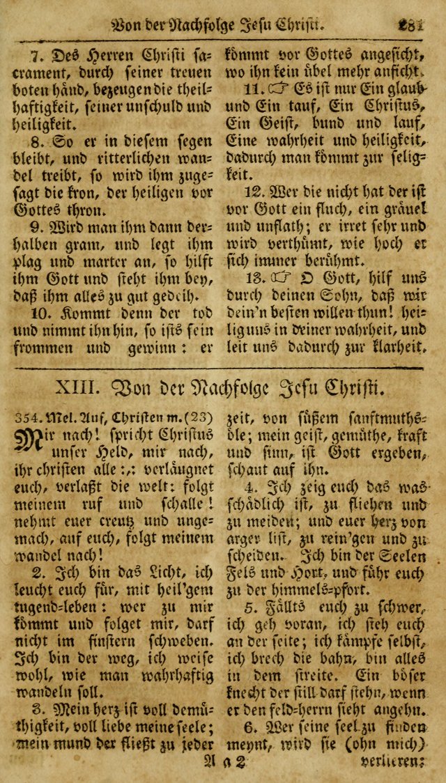 Neueingerichtetes Gesang-Buch, enthaltend eine Sammlung (mehrentheils alter) erbaulicher Lieder,  nach den Hauptstücken der christlichen Lehre und Glaubens eingetheilet page 299