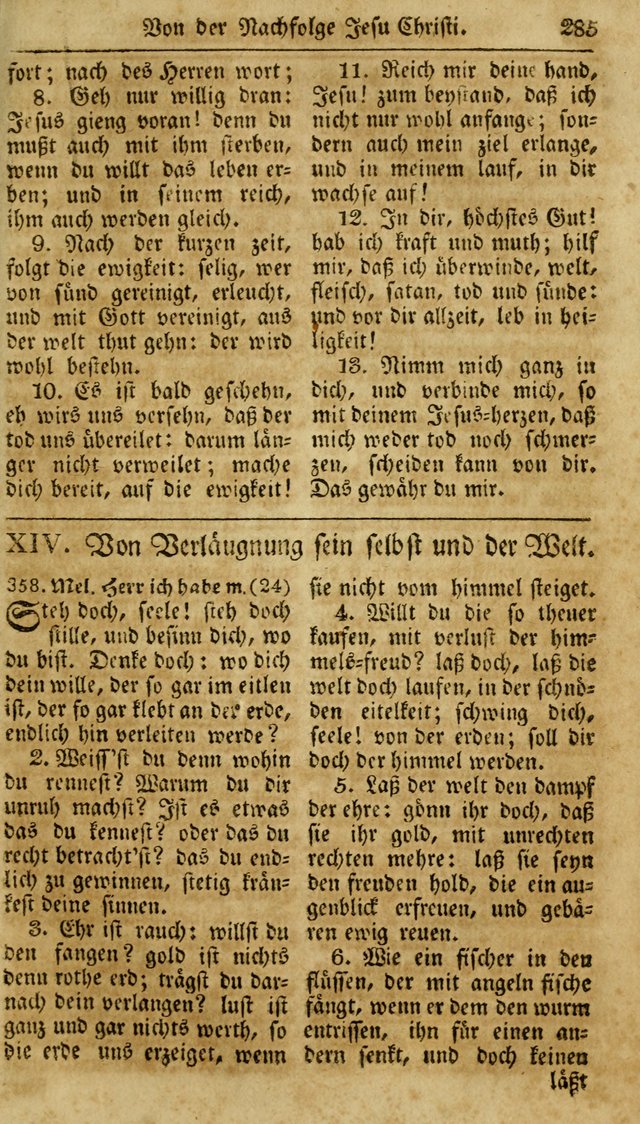 Neueingerichtetes Gesang-Buch, enthaltend eine Sammlung (mehrentheils alter) erbaulicher Lieder,  nach den Hauptstücken der christlichen Lehre und Glaubens eingetheilet page 303