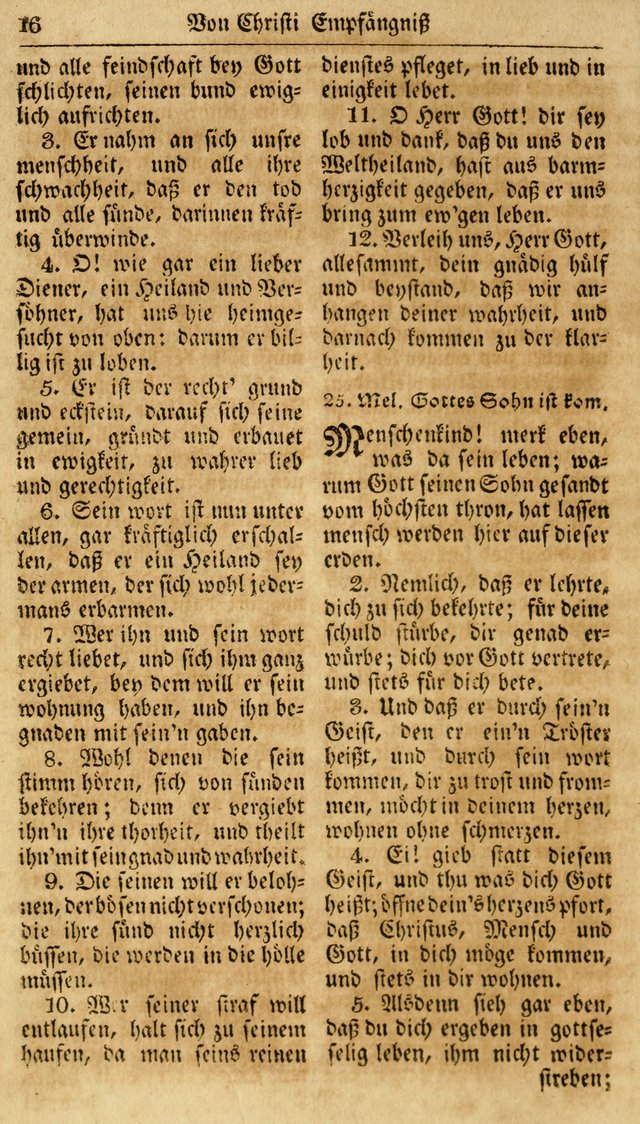 Neueingerichtetes Gesang-Buch, enthaltend eine Sammlung (mehrentheils alter) erbaulicher Lieder,  nach den Hauptstücken der christlichen Lehre und Glaubens eingetheilet page 34