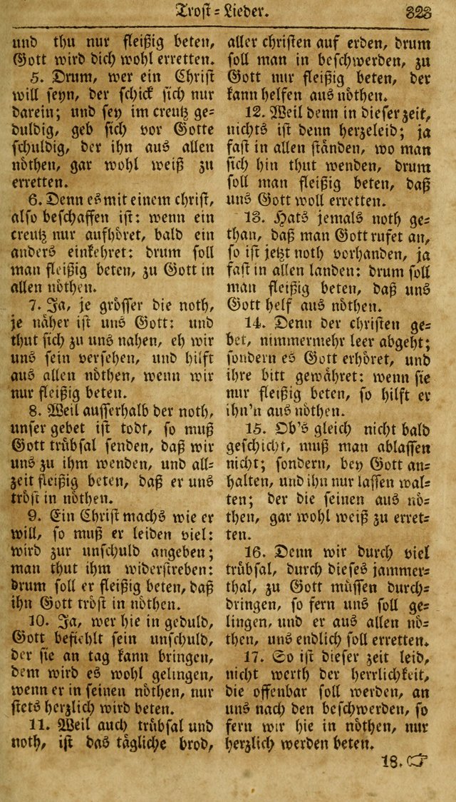 Neueingerichtetes Gesang-Buch, enthaltend eine Sammlung (mehrentheils alter) erbaulicher Lieder,  nach den Hauptstücken der christlichen Lehre und Glaubens eingetheilet page 341