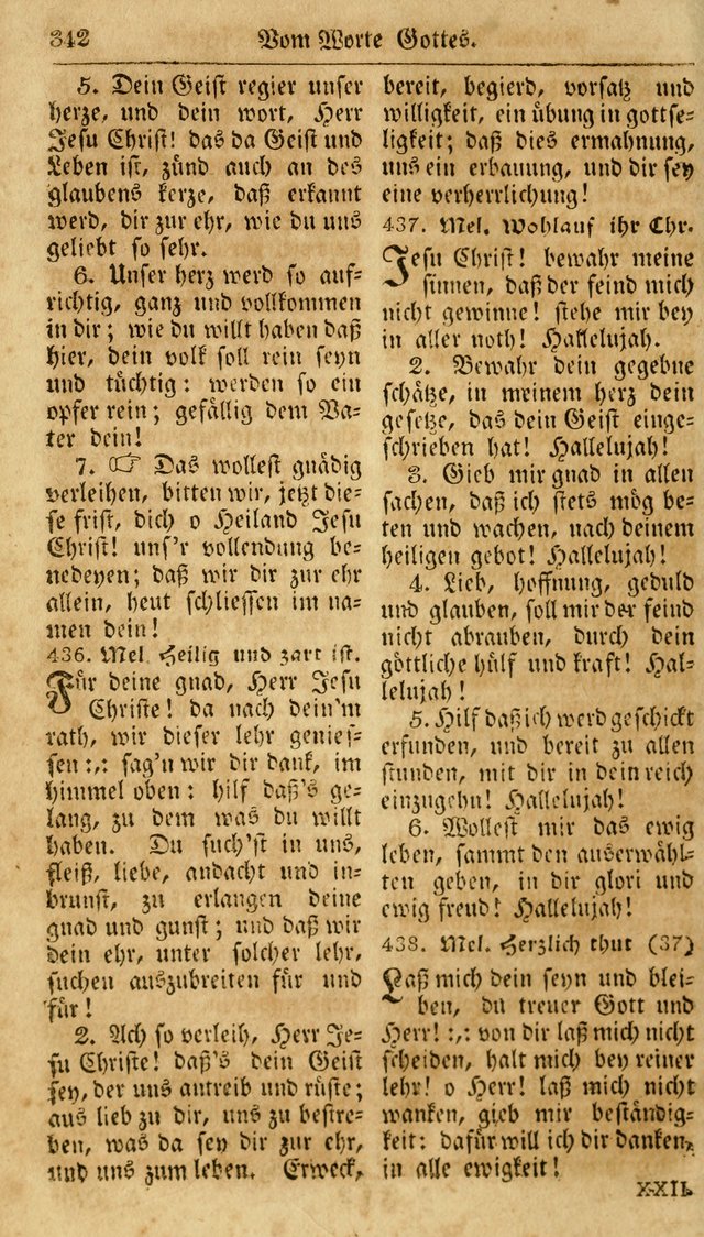 Neueingerichtetes Gesang-Buch, enthaltend eine Sammlung (mehrentheils alter) erbaulicher Lieder,  nach den Hauptstücken der christlichen Lehre und Glaubens eingetheilet page 360