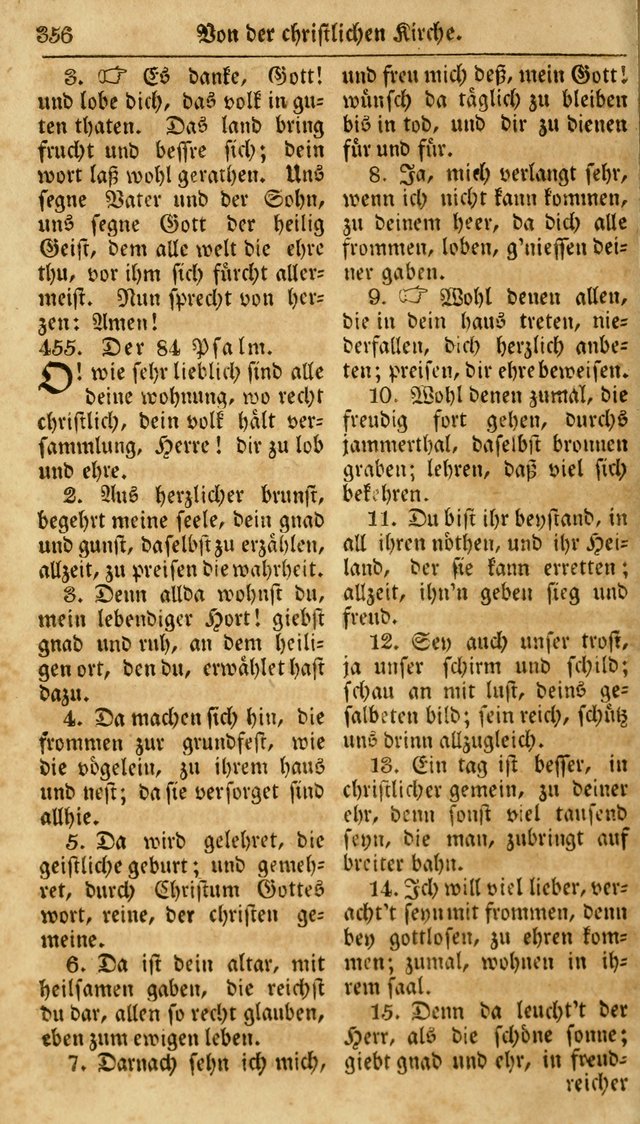 Neueingerichtetes Gesang-Buch, enthaltend eine Sammlung (mehrentheils alter) erbaulicher Lieder,  nach den Hauptstücken der christlichen Lehre und Glaubens eingetheilet page 374