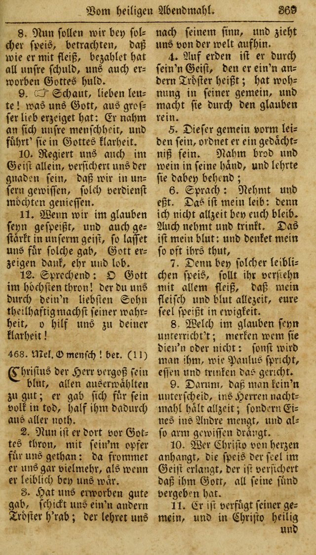 Neueingerichtetes Gesang-Buch, enthaltend eine Sammlung (mehrentheils alter) erbaulicher Lieder,  nach den Hauptstücken der christlichen Lehre und Glaubens eingetheilet page 387