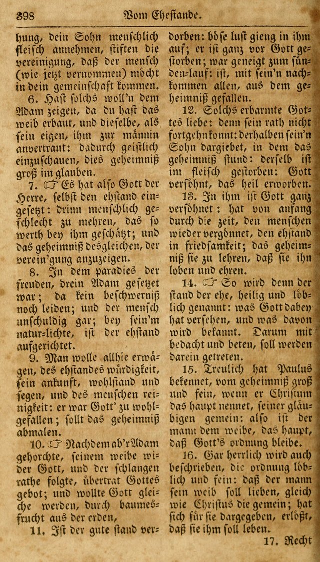 Neueingerichtetes Gesang-Buch, enthaltend eine Sammlung (mehrentheils alter) erbaulicher Lieder,  nach den Hauptstücken der christlichen Lehre und Glaubens eingetheilet page 416