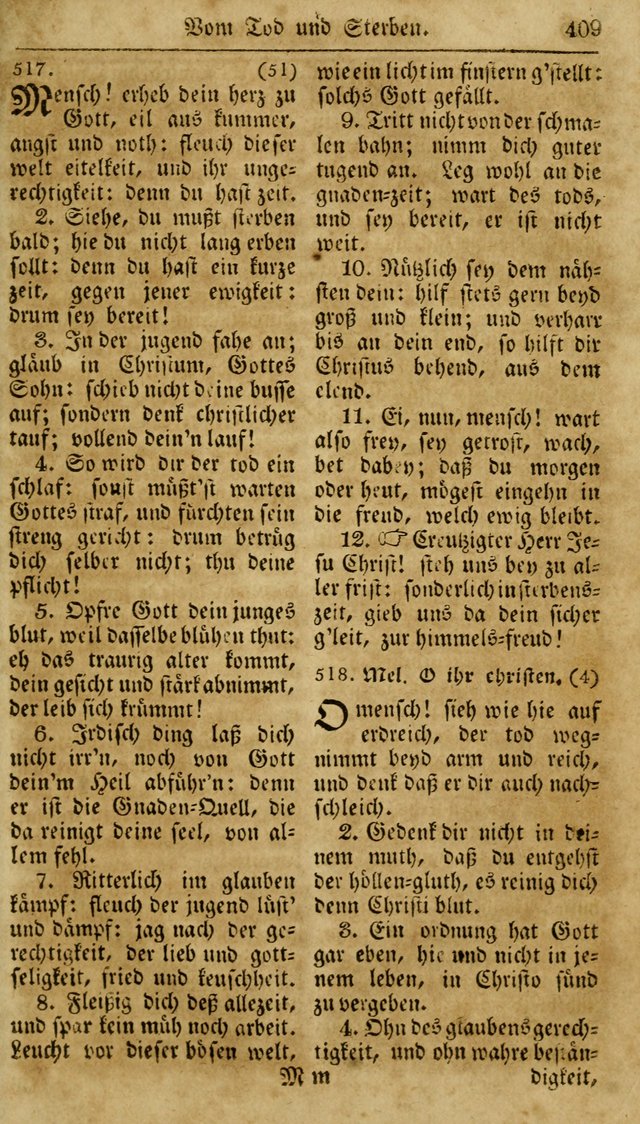 Neueingerichtetes Gesang-Buch, enthaltend eine Sammlung (mehrentheils alter) erbaulicher Lieder,  nach den Hauptstücken der christlichen Lehre und Glaubens eingetheilet page 427