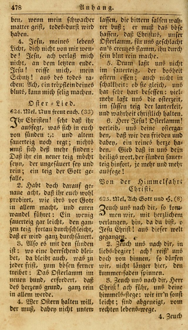 Neueingerichtetes Gesang-Buch, enthaltend eine Sammlung (mehrentheils alter) erbaulicher Lieder,  nach den Hauptstücken der christlichen Lehre und Glaubens eingetheilet page 496