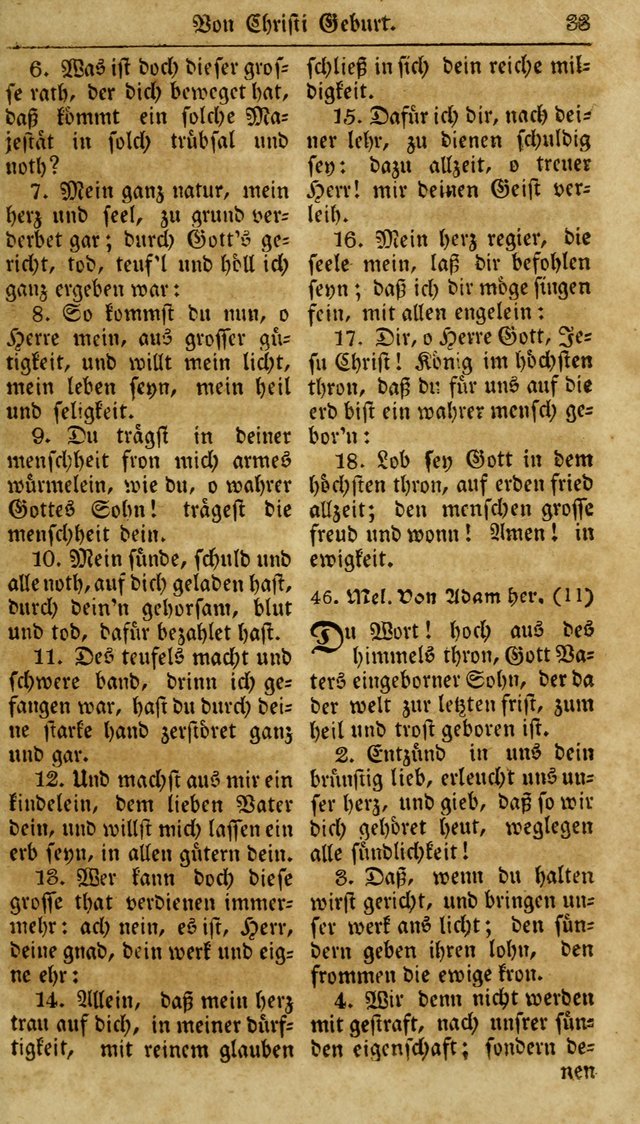 Neueingerichtetes Gesang-Buch, enthaltend eine Sammlung (mehrentheils alter) erbaulicher Lieder,  nach den Hauptstücken der christlichen Lehre und Glaubens eingetheilet page 51