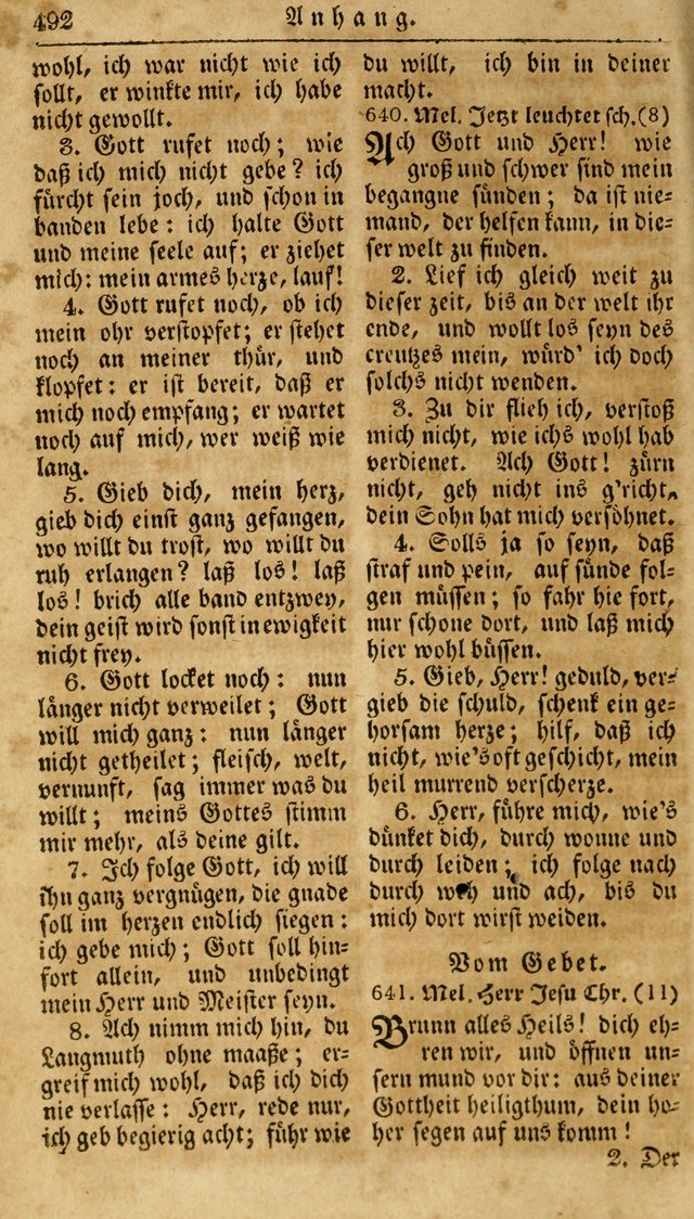 Neueingerichtetes Gesang-Buch, enthaltend eine Sammlung (mehrentheils alter) erbaulicher Lieder,  nach den Hauptstücken der christlichen Lehre und Glaubens eingetheilet page 510