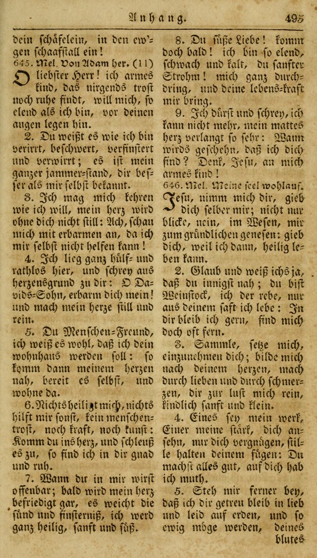 Neueingerichtetes Gesang-Buch, enthaltend eine Sammlung (mehrentheils alter) erbaulicher Lieder,  nach den Hauptstücken der christlichen Lehre und Glaubens eingetheilet page 513