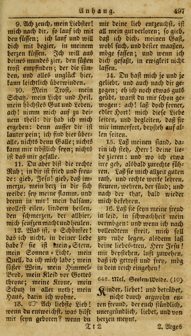 Neueingerichtetes Gesang-Buch, enthaltend eine Sammlung (mehrentheils alter) erbaulicher Lieder,  nach den Hauptstücken der christlichen Lehre und Glaubens eingetheilet page 515