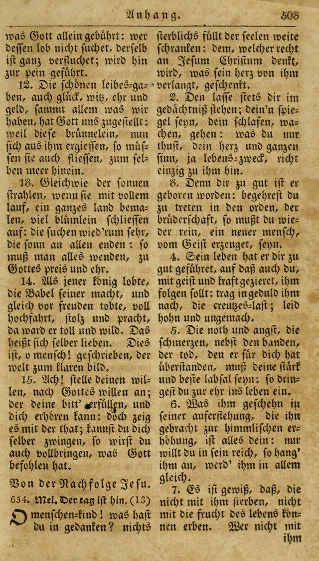 Neueingerichtetes Gesang-Buch, enthaltend eine Sammlung (mehrentheils alter) erbaulicher Lieder,  nach den Hauptstücken der christlichen Lehre und Glaubens eingetheilet page 521