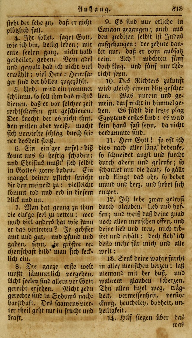 Neueingerichtetes Gesang-Buch, enthaltend eine Sammlung (mehrentheils alter) erbaulicher Lieder,  nach den Hauptstücken der christlichen Lehre und Glaubens eingetheilet page 531