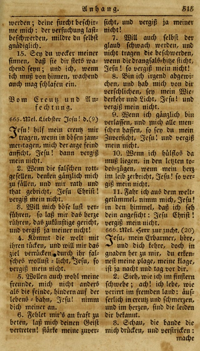 Neueingerichtetes Gesang-Buch, enthaltend eine Sammlung (mehrentheils alter) erbaulicher Lieder,  nach den Hauptstücken der christlichen Lehre und Glaubens eingetheilet page 533